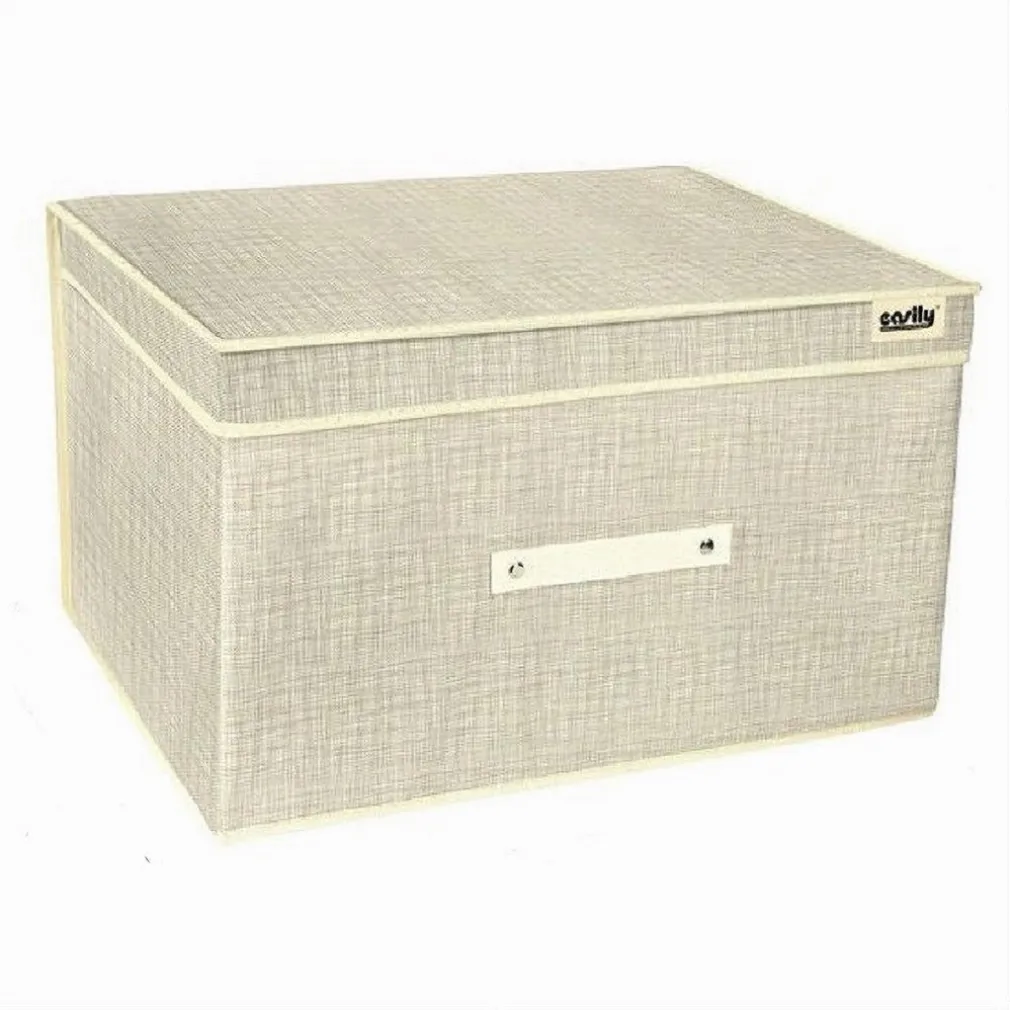 BOX SCATOLA SALVASPAZIO PORTATUTTO CONTENITORE ORGANIZER 50 X 40 X 30 CM 69695