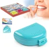 BOX SCATOLINA CONTENITORE PER DENTIERA APPARECCHIO DENTI ORTODONTICO BITE 12635
