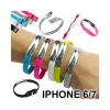BRACCIALE RICARICA CAVO DATI iPHONE 6 6 PLUS IPAD 4 IPHONE 5 iP 7 SINCRONIZZA