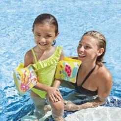 BRACCIOLI STAMPA FONDO MARINO 23X15 CM GONFIABILI PER BAMBINI PISCINA MARE 56666