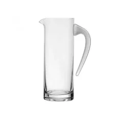 BROCCA 1,5L LITRO JARRA MILANO IN VETRO TRASPARENTE CARAFFA CON MANICO BEVANDE