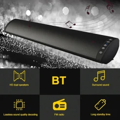 BS-41 TV SOUNDBAR ALTOPARLANTE BT RADIO FM SISTEMA HOME THEATER FISSAGGIO MURO