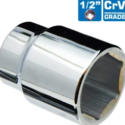 BUSSOLA BOCCOLA ESAGONALE CHIAVE SPANNER IN CROMO VANADIO 18 MM ATTACCO 1/2"