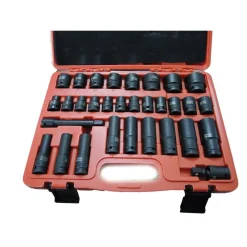 BUSSOLE BOCCOLE PER PISTOLA AVVITATORE PNEUMATICO SET KIT 32PZ 1/2