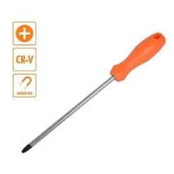 CACCIAVITE GIRAVITE 6 X 100 MM CON PUNTA MAGNETICA A CROCE IN ACCIAIO CR-V 97500