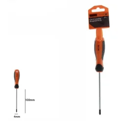 CACCIAVITE GIRAVITE MAGNETICO PUNTA CROCE 4X100 MM IMPUGNATURA ERGONOMICA 07439