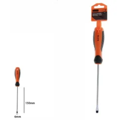 CACCIAVITE GIRAVITE MAGNETICO PUNTA TAGLIO 6X150 MM IMPUGNATURA ERGONOMICA 07431