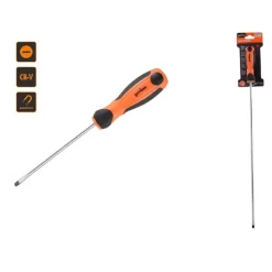 CACCIAVITE LUNGO GIRAVITE 6X450MM PUNTA MAGNETICA A TAGLIO IN ACCIAIO CR-V 91874