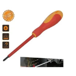 CACCIAVITE RESISTENTE ALLA PRESSIONE 3" CROCE ISOLATO 3X75MM PUNTA MAGNETICA 91886