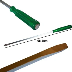 CACCIAVITI GIRAVITE LUNGHI 685 MM X 12 MM AD IMPATTO PUNTA PIATTA A TAGLIO