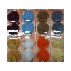 CALAMITA FIORE DOPPIO STOFFA TESSUTO FERMATENDA FIORI DESIGN TENDE FERMA TENDA