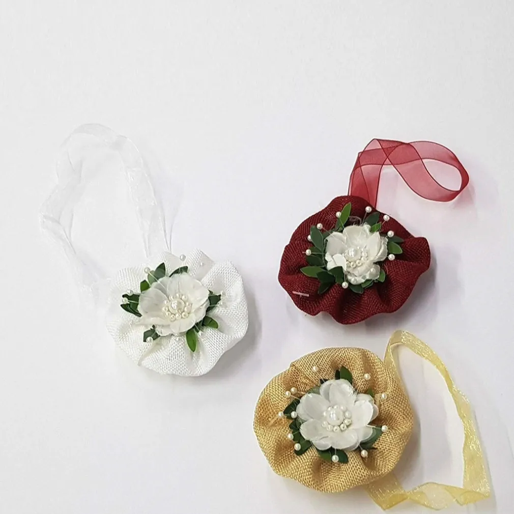 CALAMITE CALAMITA 2 PEZZI TESSUTO FIORE FERMATENDA DESIGN TENDE ORNAMENTO TENDA