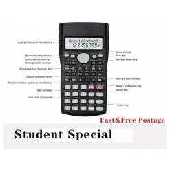 CALCOLATRICE SCIENTIFICA INGEGNERIA SCUOLA UFFICIO 240 FUNZIONI CON CUSTODIA