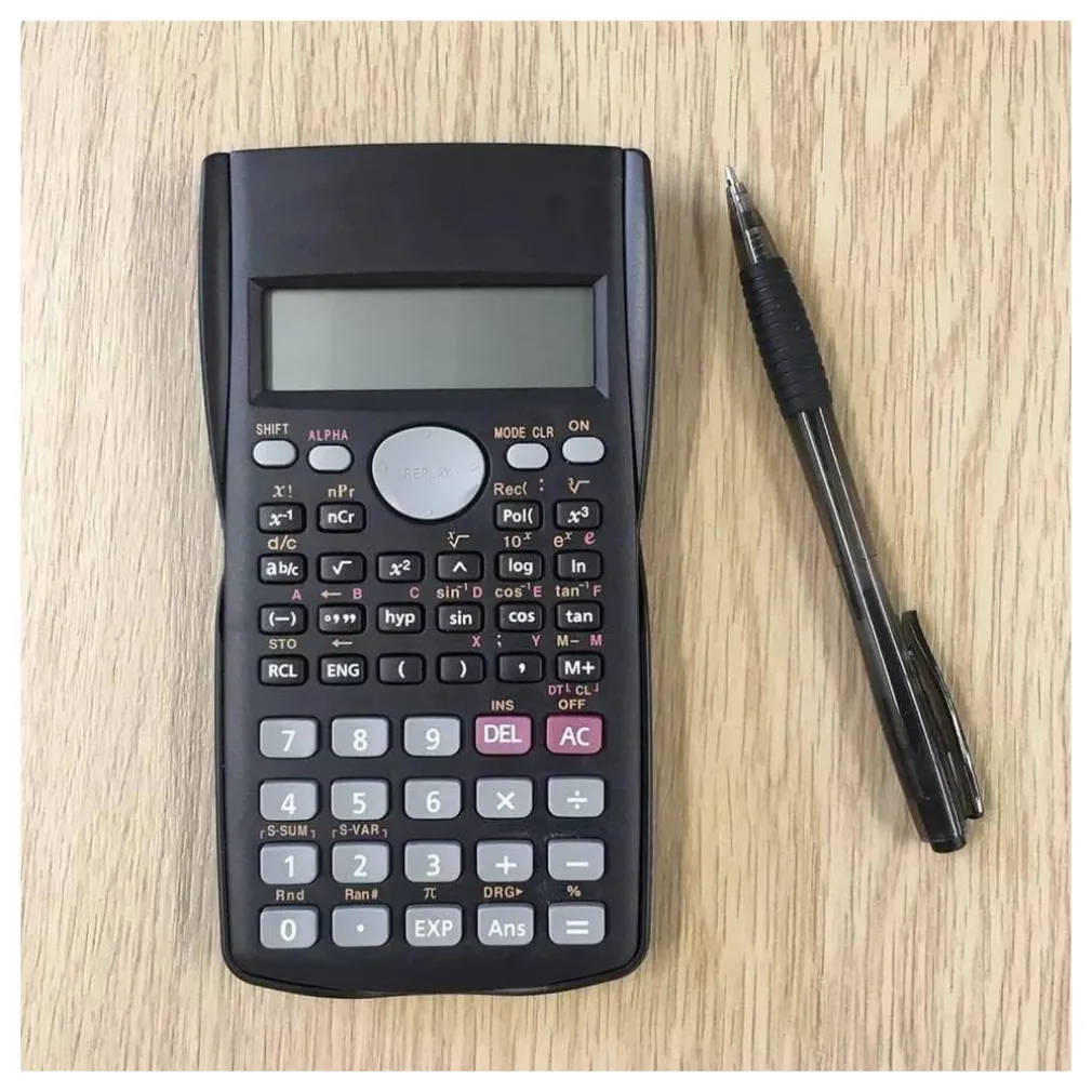 CALCOLATRICE SCIENTIFICA INGEGNERIA SCUOLA UFFICIO 240 FUNZIONI CON CUSTODIA