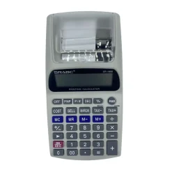 CALCOLATRICE SCRIVENTE CON DISPLAY LCD 12 CIFRE SCONTRINO STAMPATO NON FISCALE