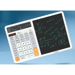 CALCOLATRICE SOLARE CON TASTI CON TAVOLETTA GRAFICA LAVAGNA DIGITALE PER SCRITTURA A MANO