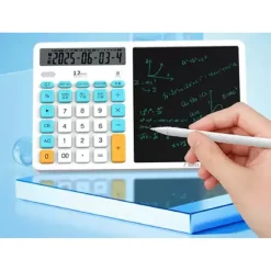 CALCOLATRICE SOLARE CON TASTI CON TAVOLETTA GRAFICA LAVAGNA DIGITALE PER SCRITTURA A MANO