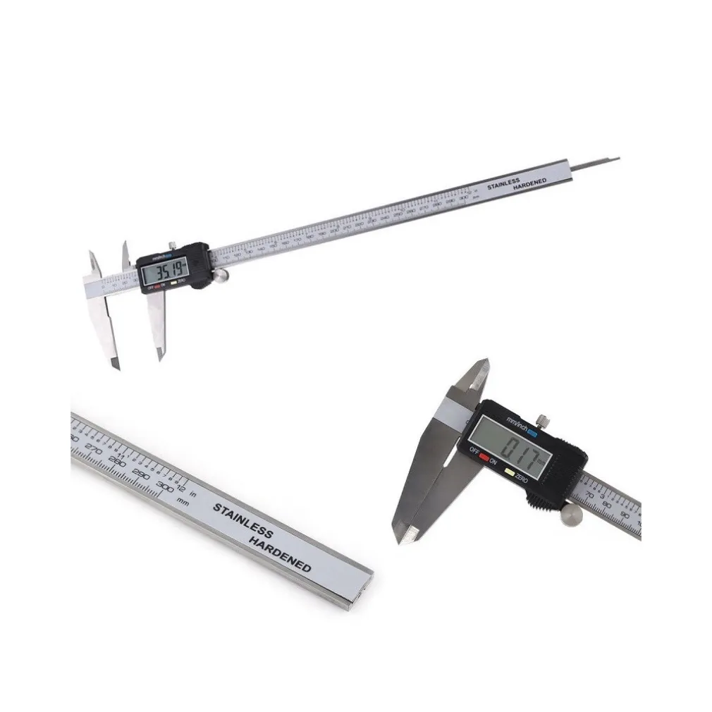 CALIBRO DIGITALE PROFESSIONALE DA 0-300 MM DISPLAY CUSTODIA VALIGETTA RIGIDA