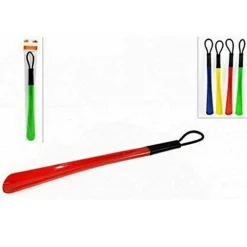 CALZASCARPE CALZA SCARPE IN PLASTICA LUNGO COLORATO 48 CM PER INFILARE CALZATURE