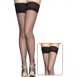CALZE AUTOREGGENTI NERO RETE PIZZO MERLETTO AUTO REGGENTI COLLANT LINGERIE SEXY