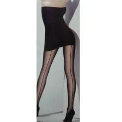 CALZE COLLANT LINGERIE INTIMO SEXY TAGLIA UNICA 20 DEN NERO FASHION RIGA DONNA