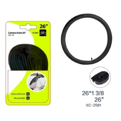 CAMERA D’ARIA 26" PER PNEUMATICI RUOTE BICI BICICLETTA BIKE 26X1 3/8 XC-2581