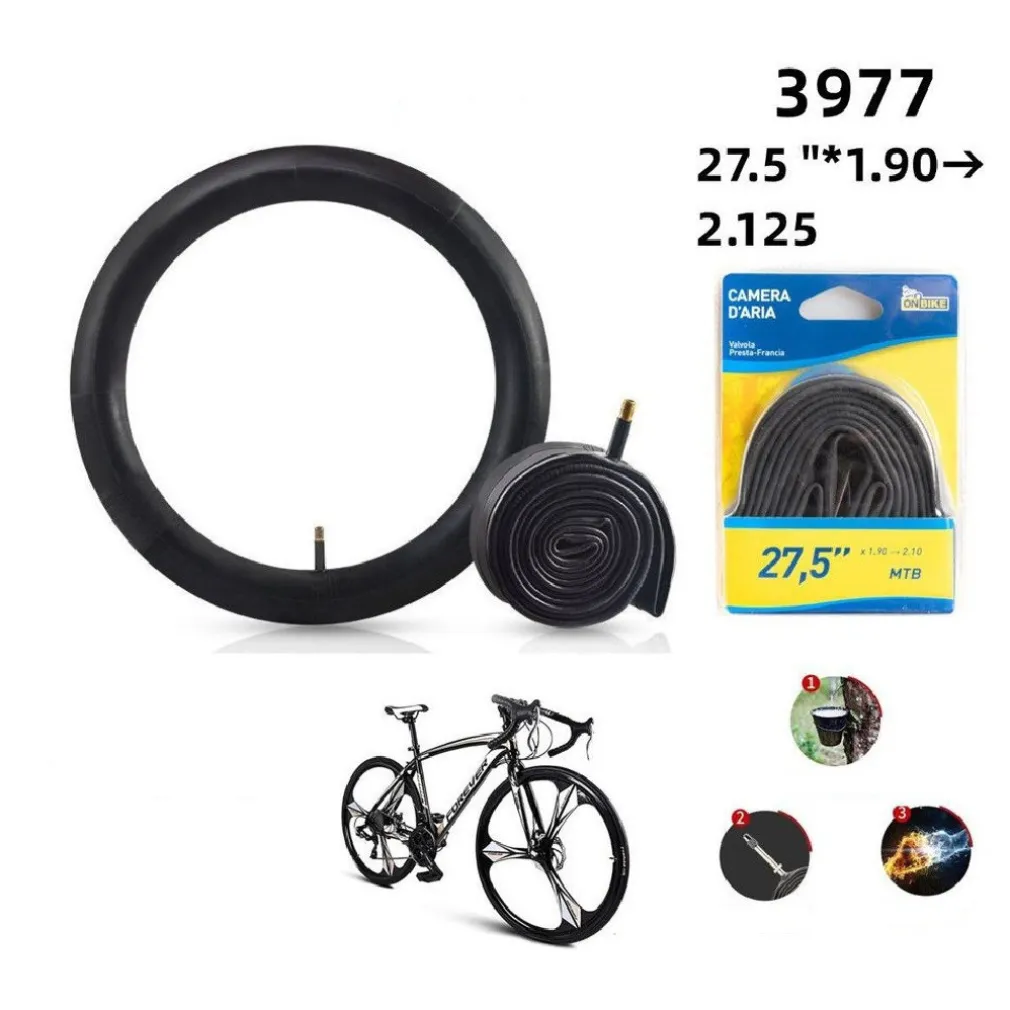 CAMERA D'ARIA BICI 27,5"X1.90 2.125 VALVOLA PRESTA COMPATIBILE REGINA ITALIA 3977