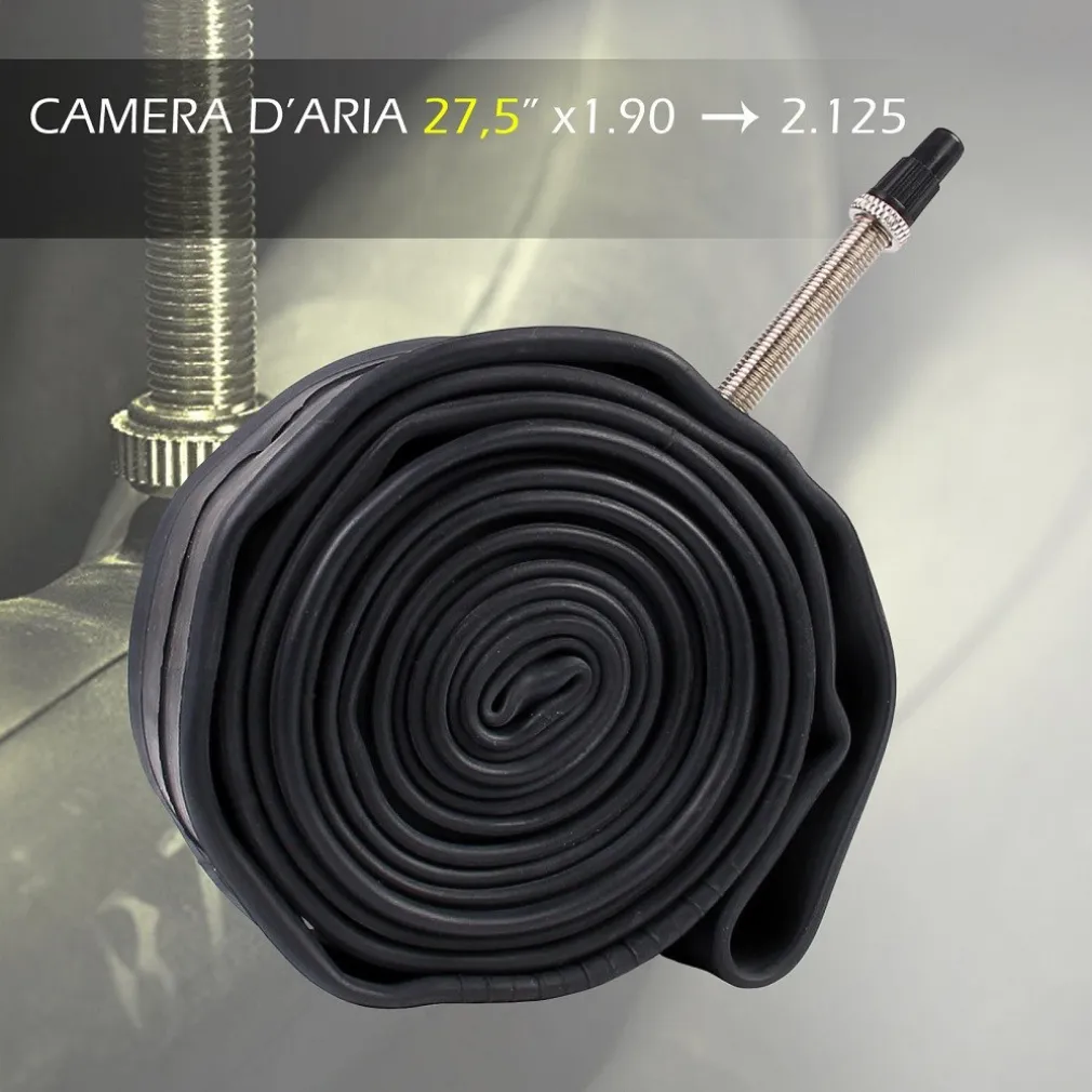 CAMERA D'ARIA BICI 27,5"X1.90 2.125 VALVOLA PRESTA COMPATIBILE REGINA ITALIA 3977