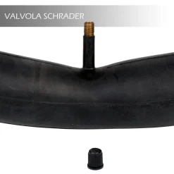 CAMERA D'ARIA PER BICICLETTA 16" 1.75 - 1.90 44MM VALVOLA SCHRADER AMERICANA