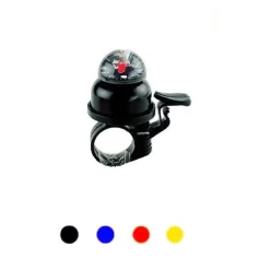 CAMPANELLO PER BICICLETTA BICI CON BUSSOLA PER MANUBRIO VARI COLORI XC-1630