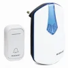 CAMPANELLO WIRELESS CON SPINA WIFI RAGGIO 80M A LED SENZA FILI MAXTECH CAMP-01