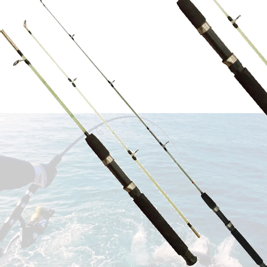 CANNA DA PESCA TELESCOPICA LEGGERA SOTTILE SPINNING BOLENTINO IN FIBRA 180 CM