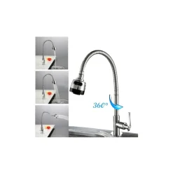 CANNA DI RICAMBIO FLESSIBILE PER RUBINETTO CON DOPPIA FUNZIONE DOCCETTA LAVELLO