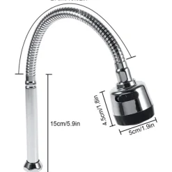 CANNA DI RICAMBIO FLESSIBILE PER RUBINETTO CON DOPPIA FUNZIONE DOCCETTA LAVELLO