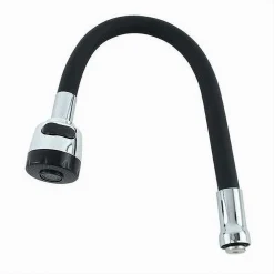 CANNA RICAMBIO PER MISCELATORE ROMPIGETTO RUBINETTO CUCINA FLESSIBILE NERO 87509