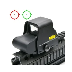 CANNOCCHIALE MIRINO OLOGRAFICO PER CARABINA CON SLITTA SOFTAIR ROSSO E VERDE