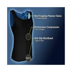 CANOTTA DIMAGRANTE SNELLENTE UOMO PANCIERA RASSODANTE BRUCIA GRASSI ADDOMINALI