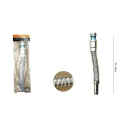 CANOTTO TUBO DI SCARICO ESTENSIBILE PER LAVABO LAVELLO 400-800 MM 1/2 10072