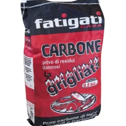 CARBONELLA CARBONE LEGNO VEGETALE SACCHETTO 2,5KG BARBECUE GRILL GRIGLIATA BRACE