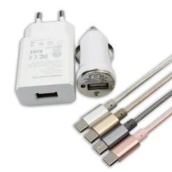 CARICA BATTERIA BATTERIE 3 IN 1 CASA AUTO USB SAMSUNG GALAXY S III NEXUS NOTE