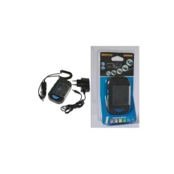 CARICA BATTERIA UNIVERSALE CASA AUTO FOTOCAMERE CELLULARE SMARTPHONE BATTERIE