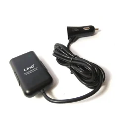 CARICABATTERIA AUTO 4 PORTE USB CAVO ESTENSIBILE 36W RICARICA VELOCE 8.4A C-9V44