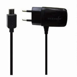 CARICABATTERIA DA RETE FISSA CON ATTACCO MICRO USB 5PIN 5V-1000MAH MAXTECH CA-S004