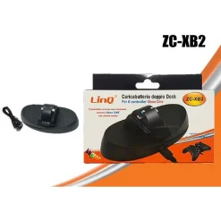 CARICABATTERIA DOPPIO DOCK DI RICARICA PER 2 CONTROLLER JOYPAD XBOX ONE ZC-XB2