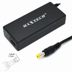 CARICABATTERIA PC ALIMENTATORE BATTERIA RICAMBIO 18,5V 4,9A 90W MAXTECH PC-CA012