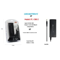 CARICABATTERIA PC ALIMENTATORE BATTERIA RICAMBIO 18,5V 4,9A 90W MAXTECH PC-CA012