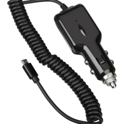 CARICABATTERIA UNIVERSALE DA AUTO CON PRESA MICRO USB PER ANDROID USCITA 1.0 A