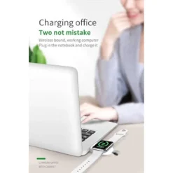 CARICABATTERIA WIRELESS PORTATILE MAGNETICO USB PER WATCH 1 2 3 4 5 2A JJT-847