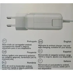 CARICABATTERIE ADATTATORE CARICATORE CELLULARE ALTA VELOCITÀ TYPE-T 60 W Q-KC01