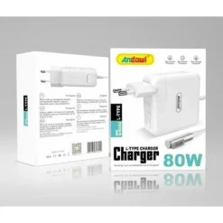 CARICABATTERIE ALTA VELOCITÀ CONNETTORE MAGNETICO TIPO L Q-KC02 MACBOOK CELLULARE